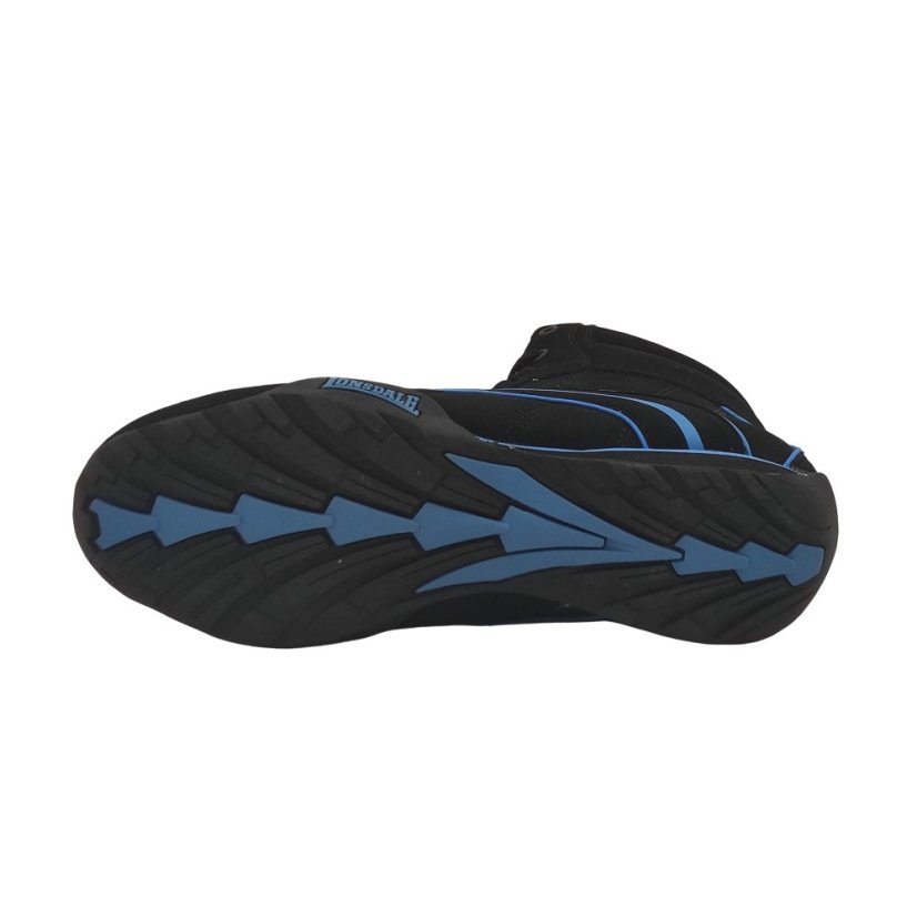Lonsdale Camden Mid Mens Trainers Black/Blue