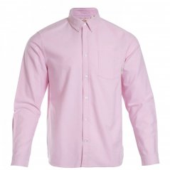 Lee Cooper Oxford Shirt Mens Pink