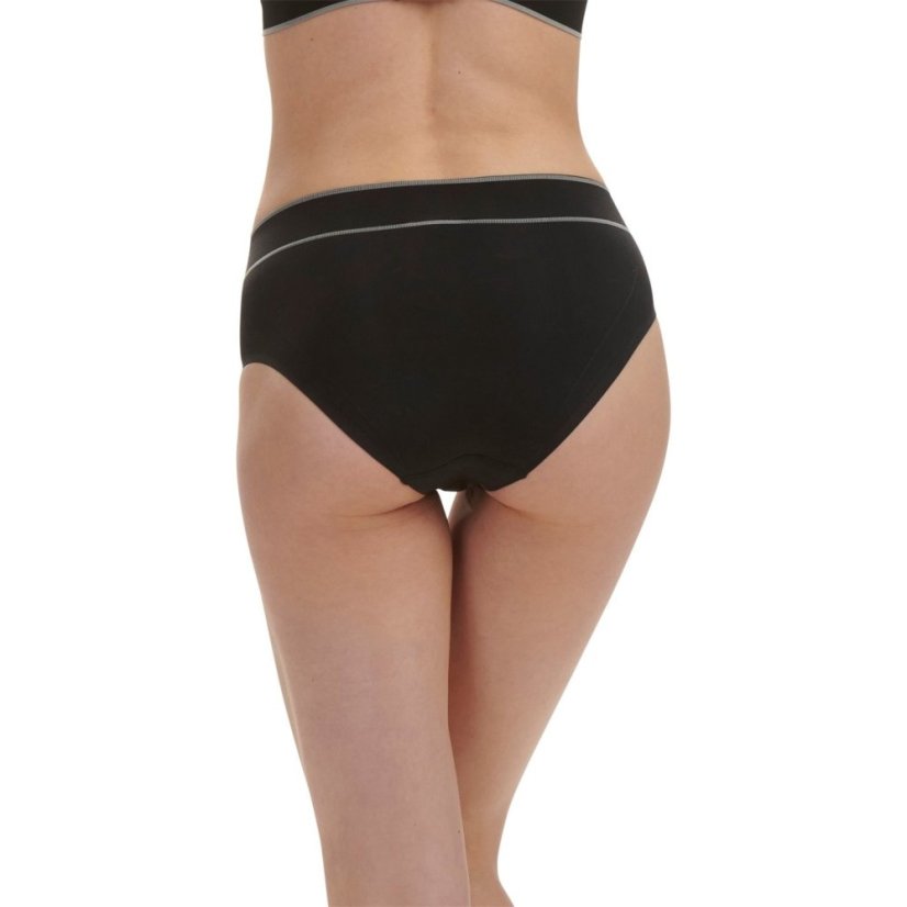 adidas Sport 40GG Seamless Mid-rise Brief Black