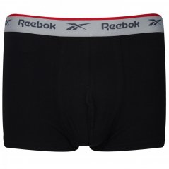 Reebok 3 Pack Boxer Short Mens Black