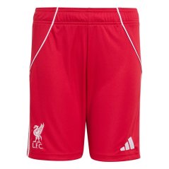 adidas Liverpool Home Shorts 2025 2026 Juniors Red
