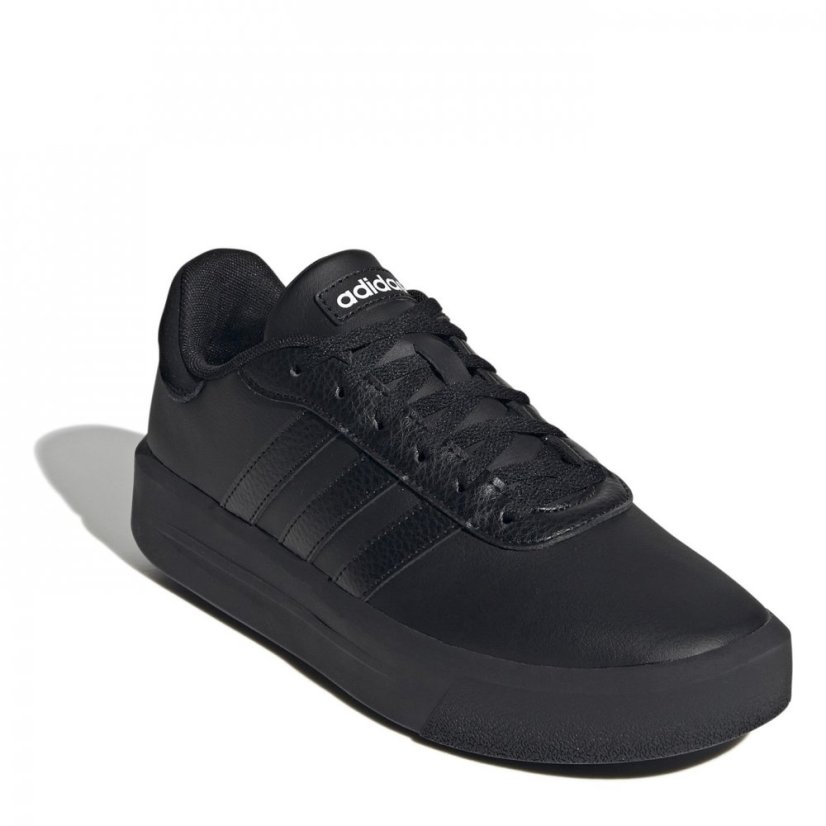 adidas Court Platform Women's Trainers Triple Black