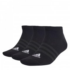 adidas Thin And Light Sportswear Low-Cut Socks 3 Pairs Black/White