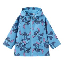 Character Kids' Disney Print Waterproof Long Sleeve Hooded Rain Anorak Stitch