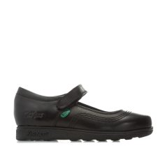 Kickers Fragma Pop Leather Shoes Black