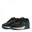 Nike Air Max 90 Junior Boys Black/Blue/White