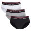 Reebok 3 Pack Mens Performance Briefs Black/White/Grey