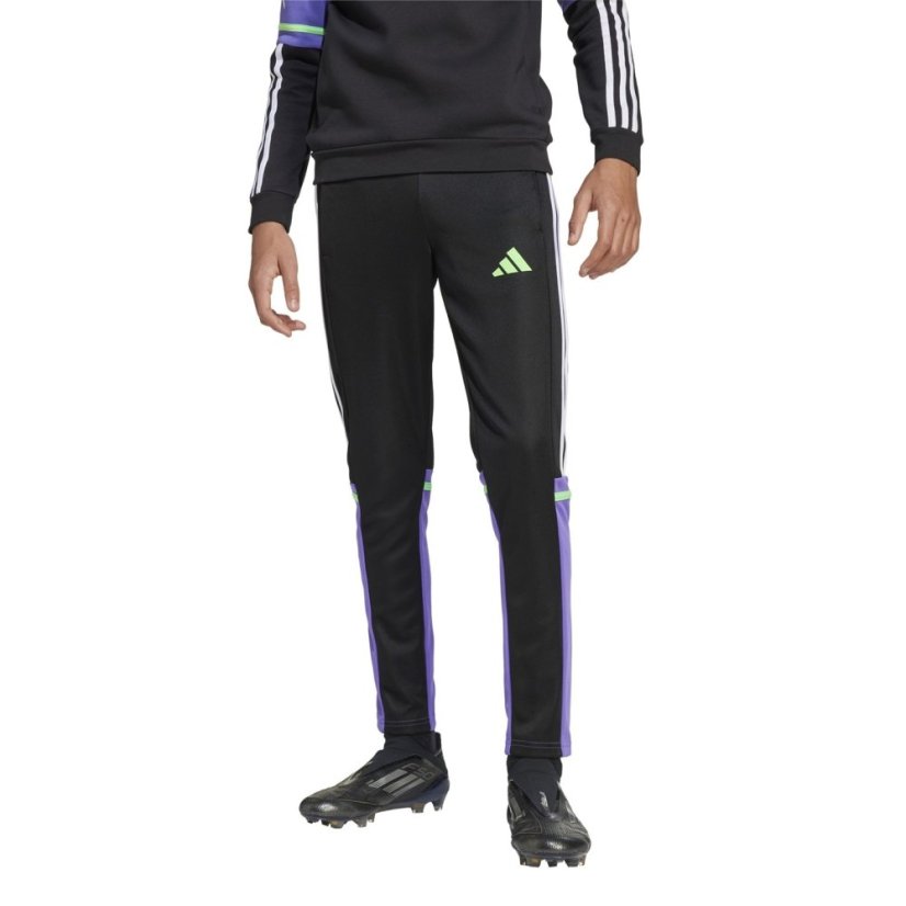 adidas F50 Training Tracksuit Bottoms Juniors Black/Purple