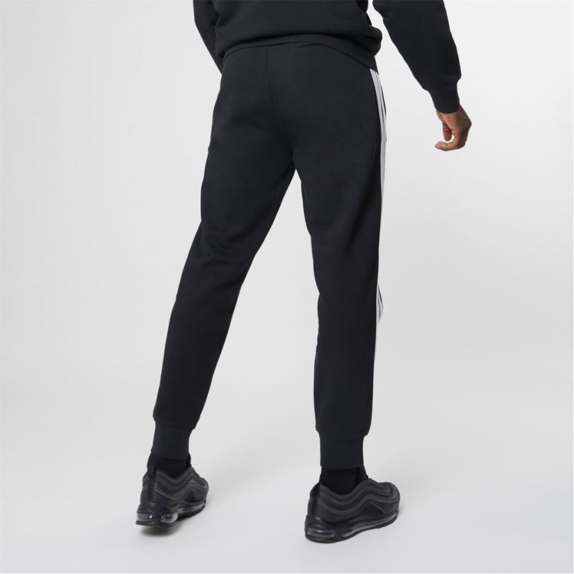 Lonsdale 2 Stripe Men's Joggers Black