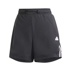 adidas Future Icons 3-Stripes Woven Shorts Womens Black