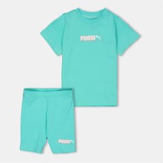 Puma Unisex Kids' Graphic T-Shirt Aquatic