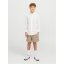 Jack and Jones Kids' Linen Woven Tracksuit Shorts Crockery