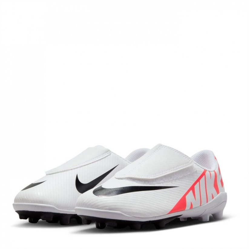 Nike Mercurial Vapor Club Childrens Firm Ground Football Boots Crimson/White
