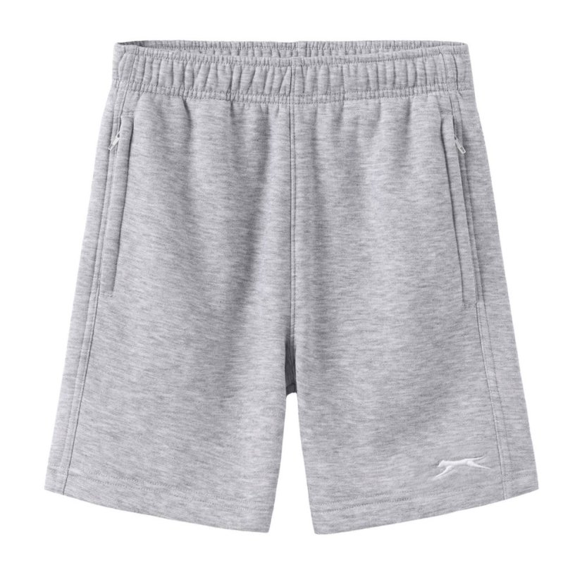 Slazenger Fleece Short Junior Grey Marl