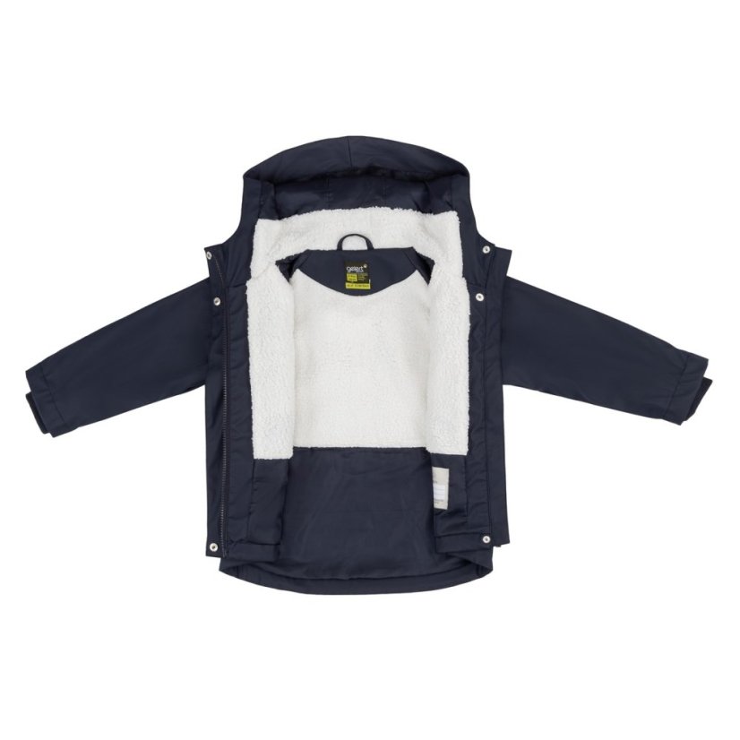 Gelert Unisex Kids' PU Water Resistant Wind Resistant Long Sleeve Raincoat Navy