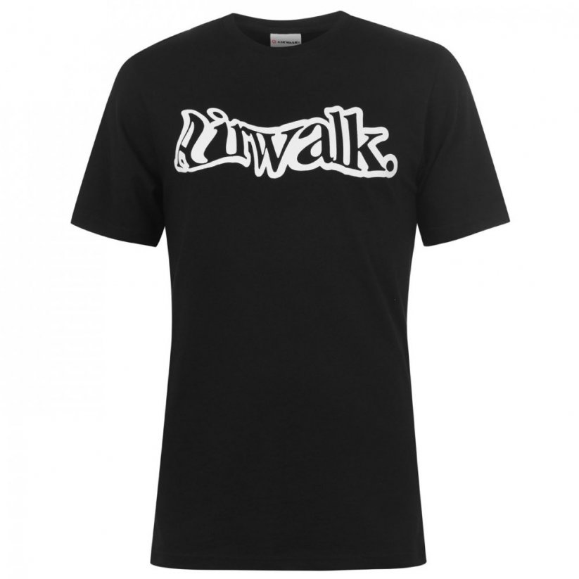 Airwalk Wave Logo pánske tričko Black