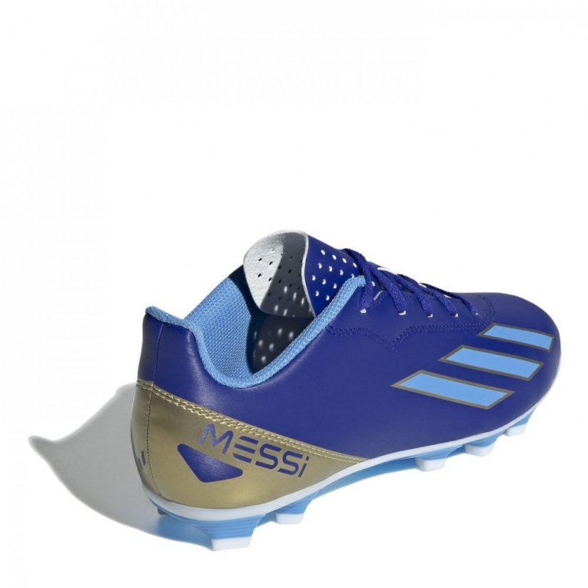 adidas X Crazyfast Club Childrens Flexible Firm Ground Football Boots Blue/White