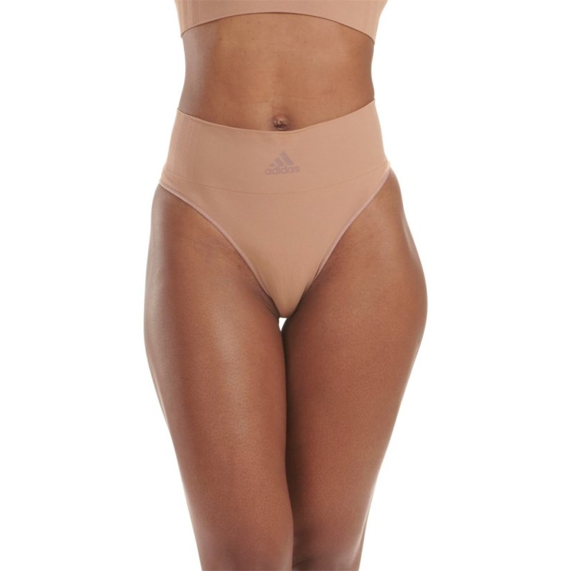 adidas Active Seamless Micro Stretch Thong Beaver Fur