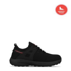 Dunlop Arizona Steel Toe Cap Shoe Mens Black/Red