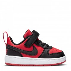 Nike Court Borough Low 2 Baby/Toddler Shoe Red/Black