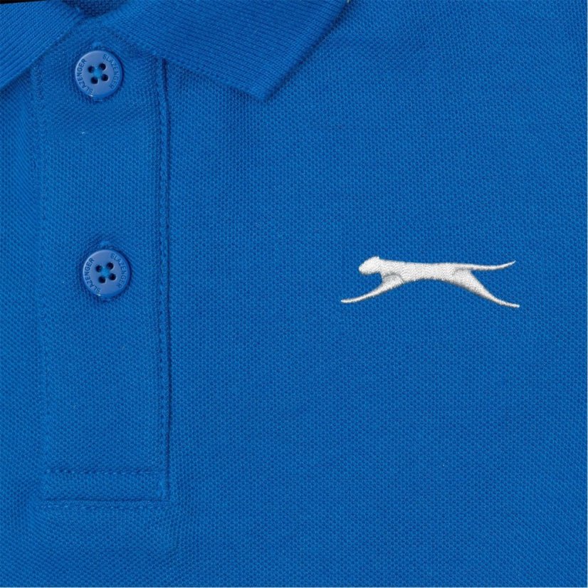 Slazenger Plain Polo Shirt Junior Royal