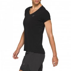 Asics V Neck Short Sleeve dámske tričko Black
