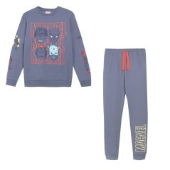 Character Marvel Sweatshirt and Jogger Set Grey Multi