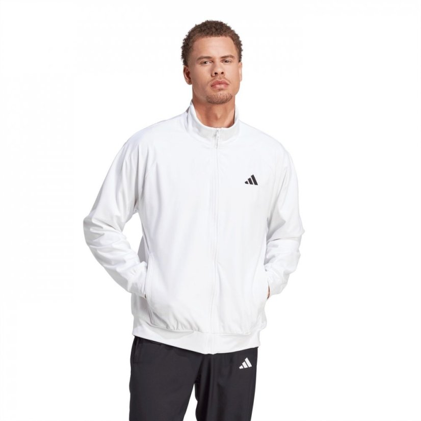 adidas Tennis Velour Pro Jacket Mens White