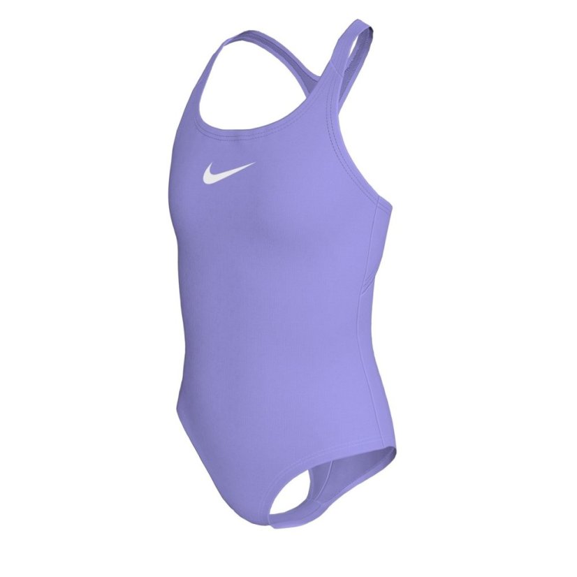 Nike Swoosh Swimsuit Junior Girls Light Thistle