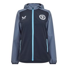 Castore Women's Aston Villa Licensed Rain Anorak Jacket Ebony