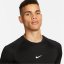 Nike Pro Men's Tight Fit Short-Sleeve Top Black