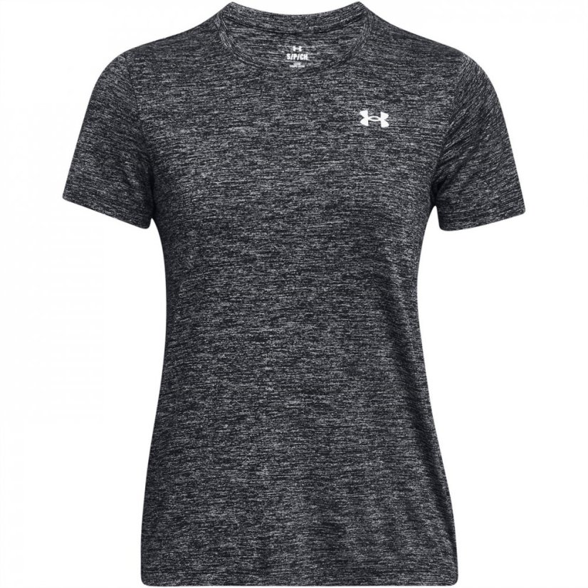 Under Armour Tech Twist Short Sleeve Womens Black Twist