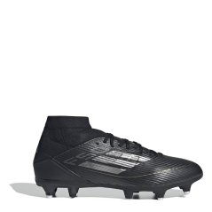 adidas F50 League Mid-cut Soft Ground Football Boots Black/Silver