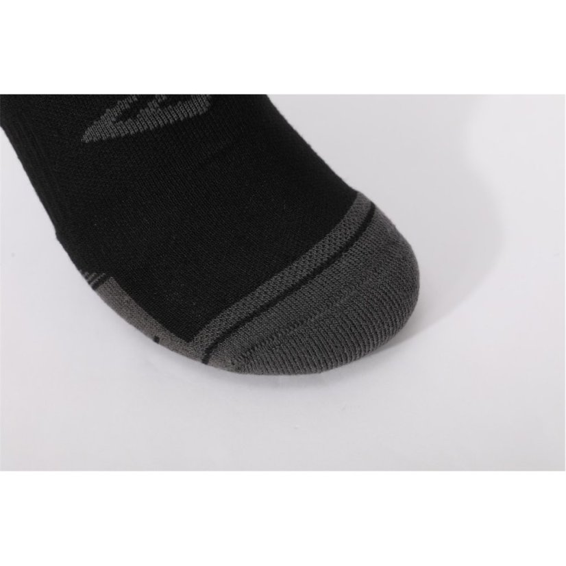 Everlast Mens Cushioned Invisible Socks 2Pk Black