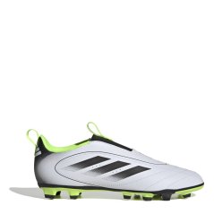adidas Goletto IX Laceless Firm/Multi-Ground Boots Kids White/Black