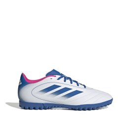 adidas Goletto Adults Astro Turf Football Boots White/Blue/Pink
