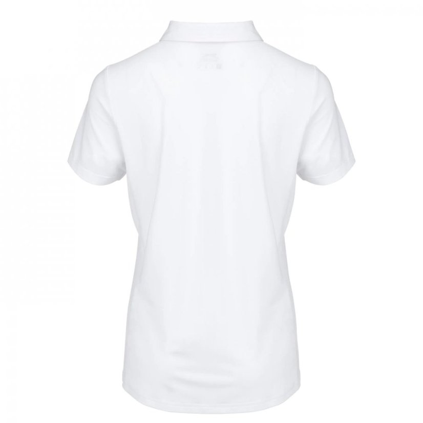 Slazenger Plain Polo Shirt Womens White