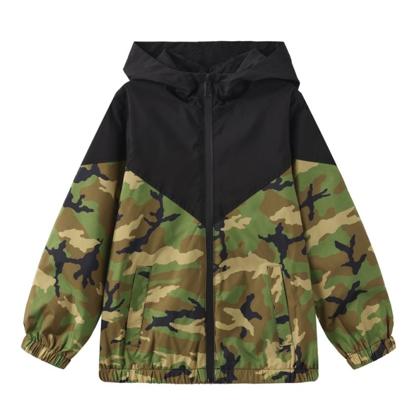 Firetrap Kids' Infant Lightweight Padded Quilted Jacket Green Camo