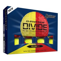 Srixon Adults Q Star Golf Balls Ylw/Red