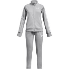 Under Armour Armour UA Knit Tracksuit Girls' Mod Grey/White