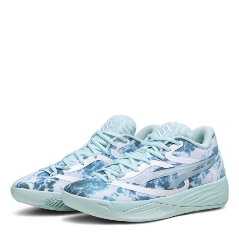 Puma Stewie 2 Water Basketball Trainers Womens Fair Aqua-Wh