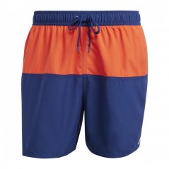 adidas Colourblock Swim Shorts Blue/White