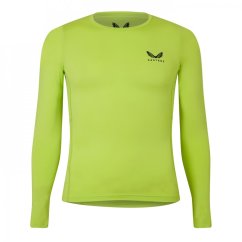 Castore LS BaseLyr Jn99 Lime