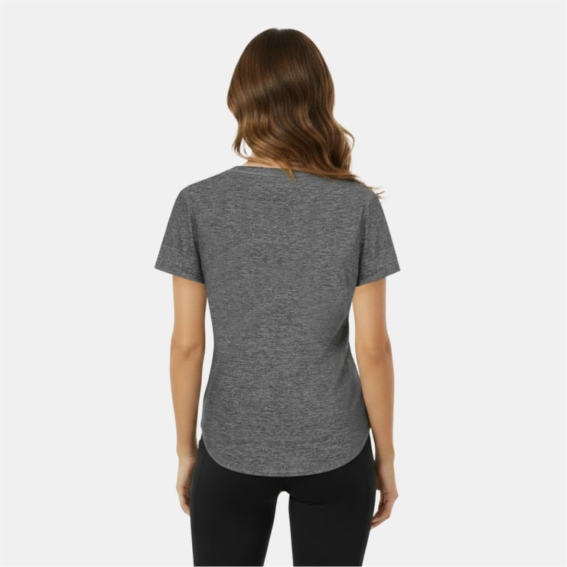 USA Pro The USA Pro Tech V Tee Ladies Charcoal