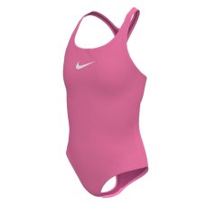 Nike Swoosh Swimsuit Junior Girls Pink Glow