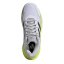 adidas Women's Courtjam Control 3 Clay Court Tennis Shoes White/Met/Lemon
