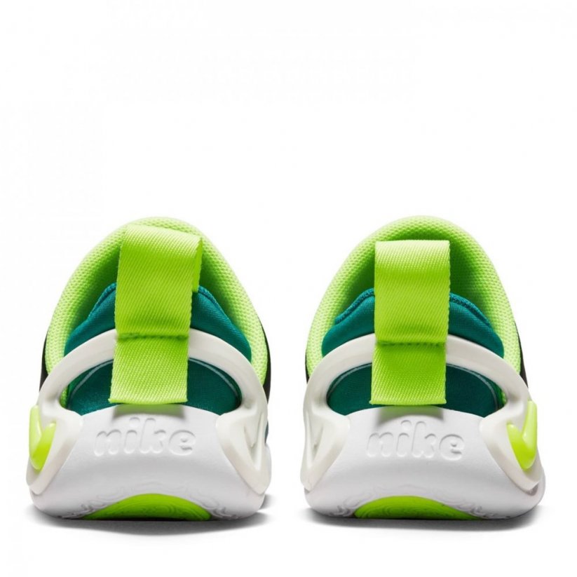 Nike Dynamo GO Baby/Toddler Easy On/Off Shoes Blk/Volt/Petrol