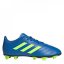 adidas Goletto Firm Ground Football Boots Juniors Blue/Lemon