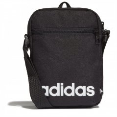 adidas Essentials Linear Bag Organiser BLACK/WHITE