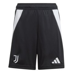 adidas Juventus Home Shorts 2024 2025 Juniors Black/White